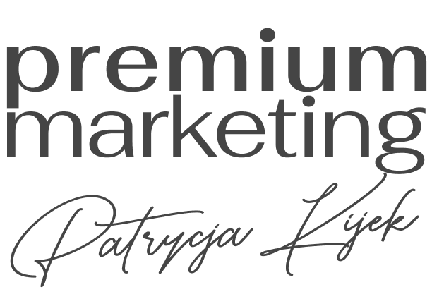 premium marketing logo pl